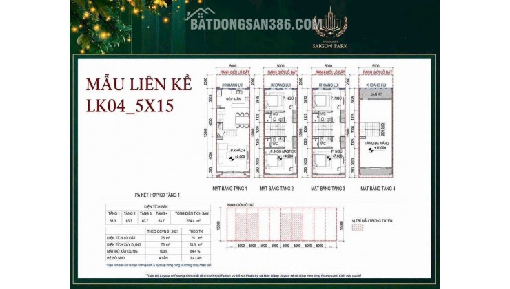 : Khai Thác Đa Năng Cùng Nhà Phố 5x15m Vinhomes Sài Gòn Park – 1 Trệt 3 Lầu Đẳng Cấp